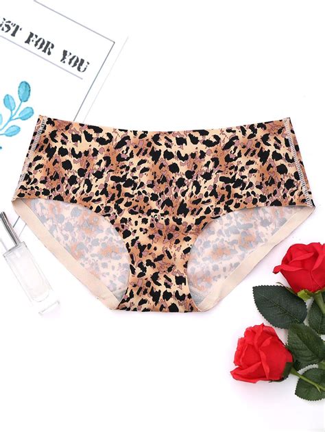 animal print underwear